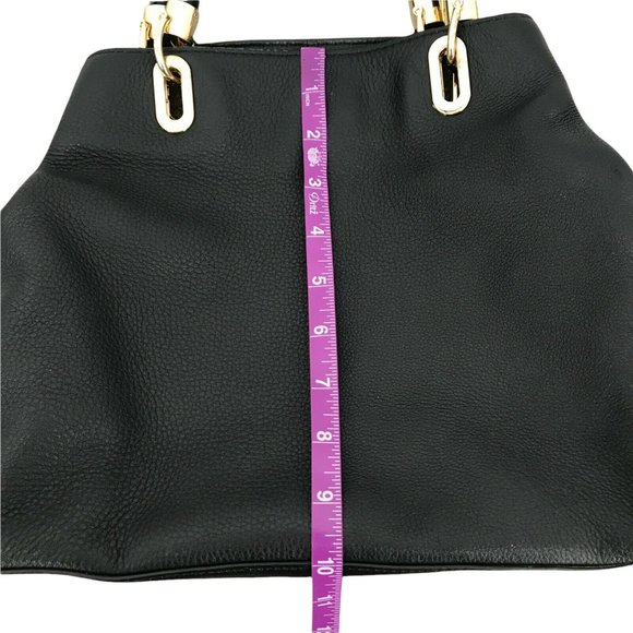 Vince Camuto Womens Black Soft Genuine Leather Top Handle Tote Handbag - Picture 6 of 12